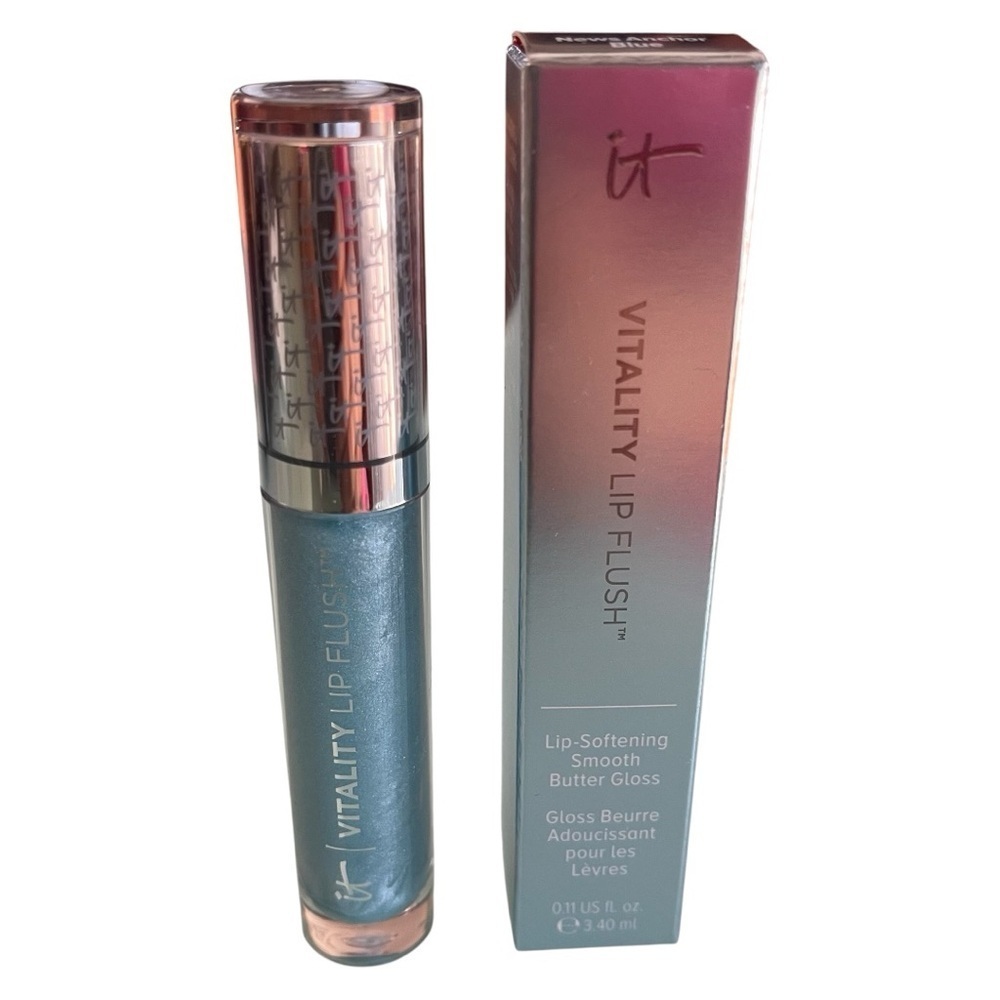 IT cosmetics Vitality Lip Flush Butter Gloss - ANCHOR BLUE